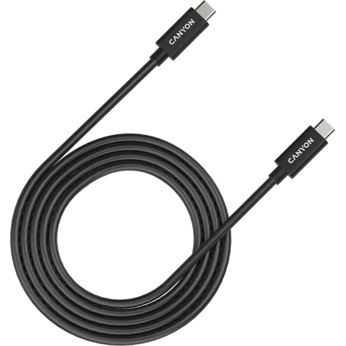 Кабель USB Type-C - USB Type-C, 2м, Canyon CNS-USBC42B