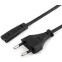 Кабель питания CEE 7/16 - C7, 0.5м, Cablexpert PC-184/2-0.5M