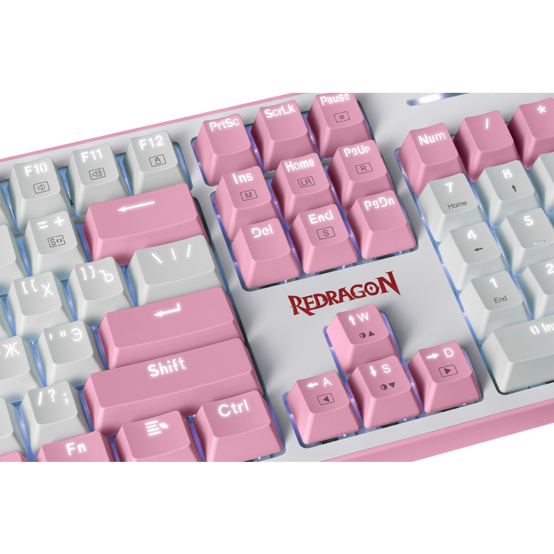 Клавиатура Redragon Hades Pink - 70821 - фото 7