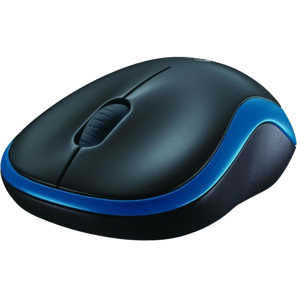 Мышь Logitech M186 Black/Blue (910-004132) - фото 3