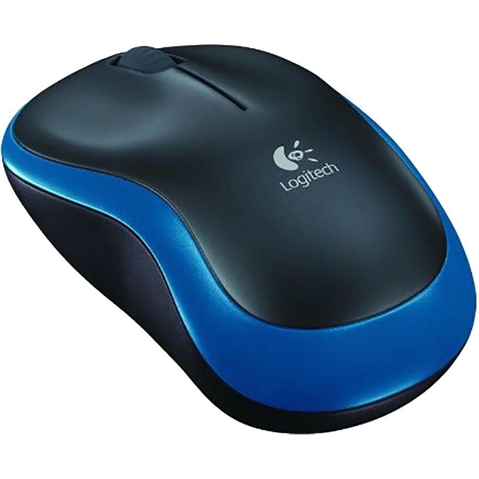 Мышь Logitech M186 Black/Blue (910-004132) - фото 2