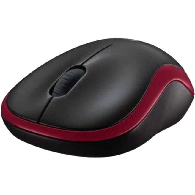 Мышь Logitech M186 Black/Red (910-004133) - фото 2