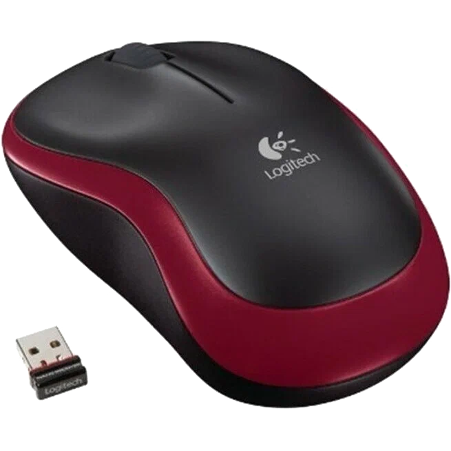 Мышь Logitech M186 Black/Red (910-004133) - фото 3