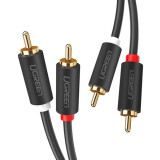 Кабель 2x RCA (M) - 2x RCA (M), 2м, UGREEN AV104 (10518)