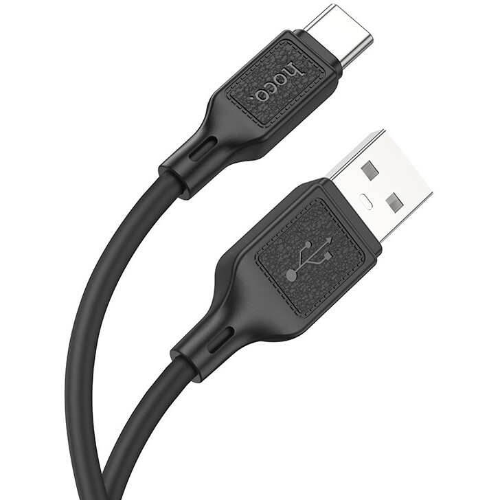 Кабель USB - USB Type-C, 1м, HOCO X90 Cool Black - 6931474788443