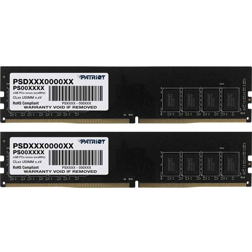 Оперативная память 64GB DDR4 3200MHz Patriot Signature (PSD464G3200K) (2x32GB KIT)