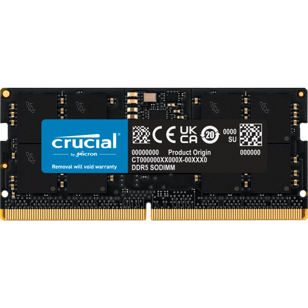 Оперативная память 16GB DDR5 4800MHz Crucial SO-DIMM (CT16G48C40S5)