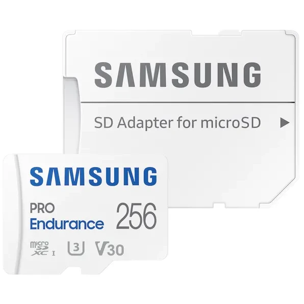 Карта памяти 256Gb MicroSD Samsung PRO Endurance + SD адаптер (MB-MJ256KA/APC)