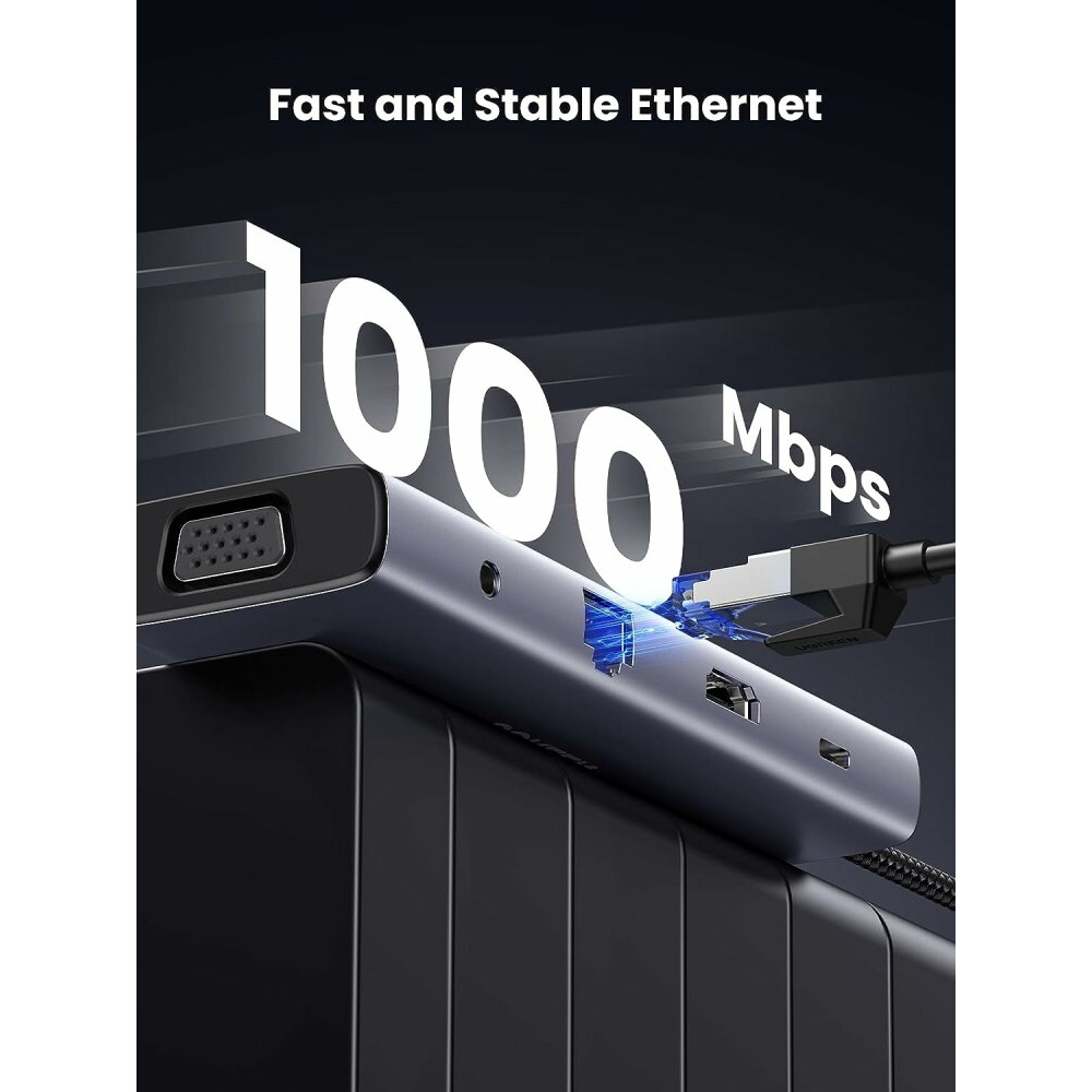 Док-станция UGREEN CM498 Grey (15601) - фото 9