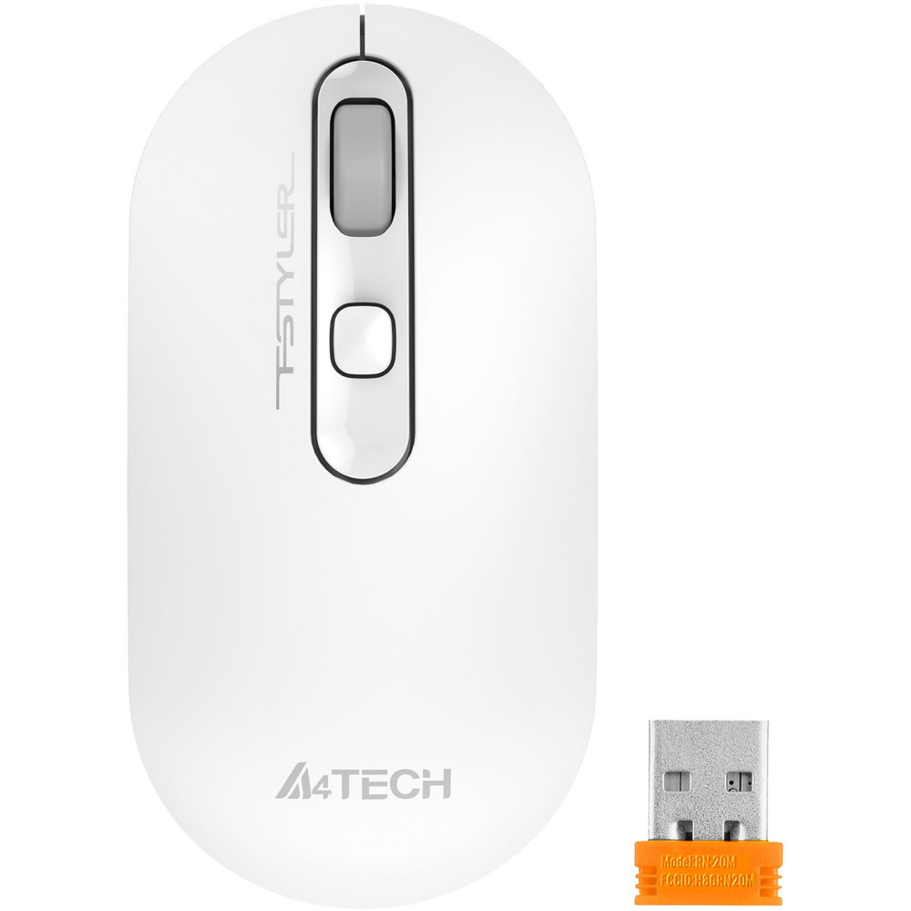 Мышь A4Tech Fstyler FG20S White - фото 2