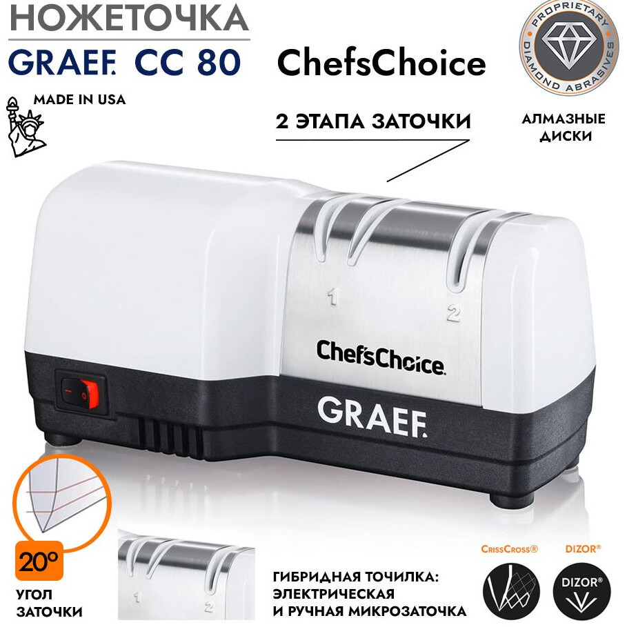Ножеточка GRAEF CC80 - CC80DE - фото 2