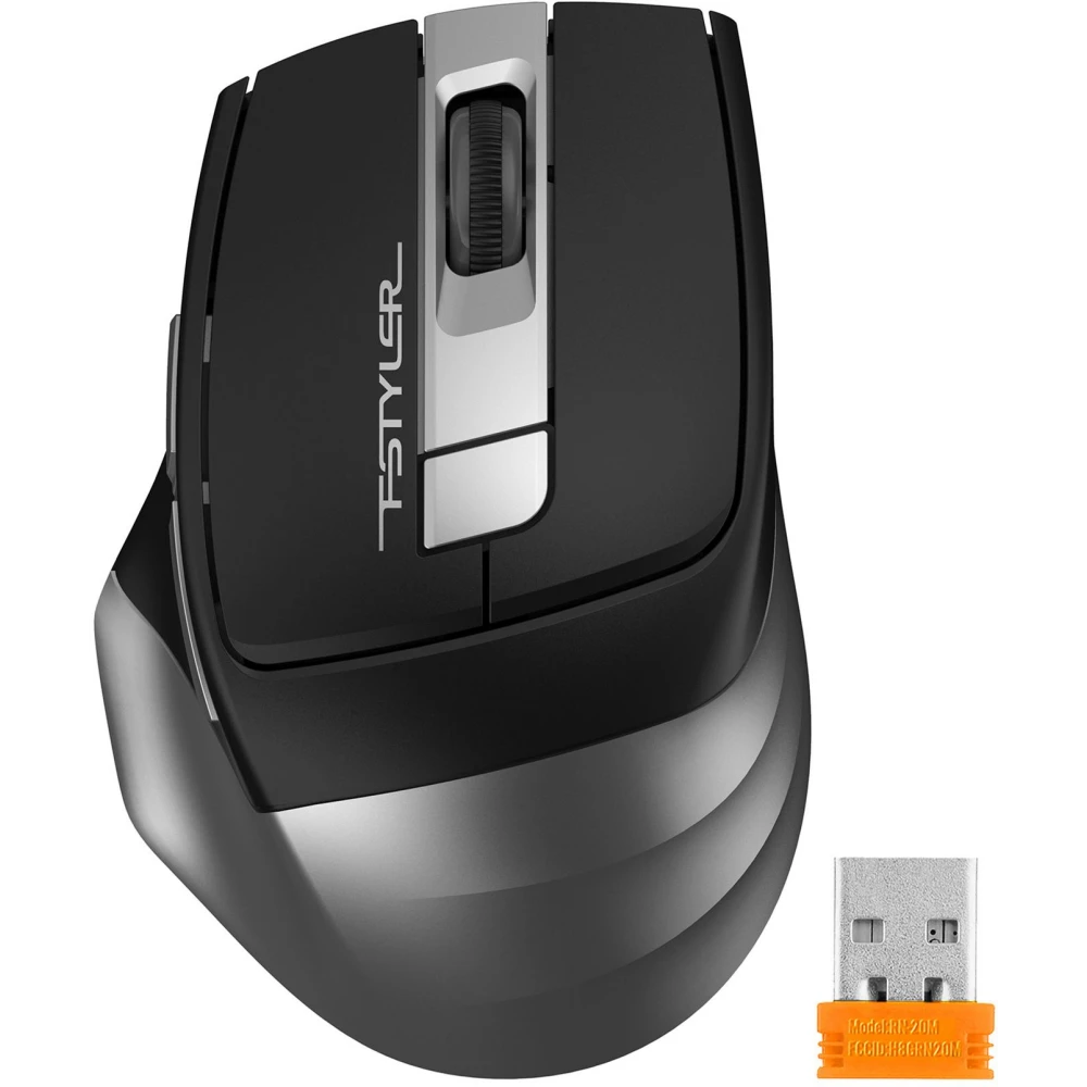 Мышь A4Tech Fstyler FG35S Grey/Black - фото 2