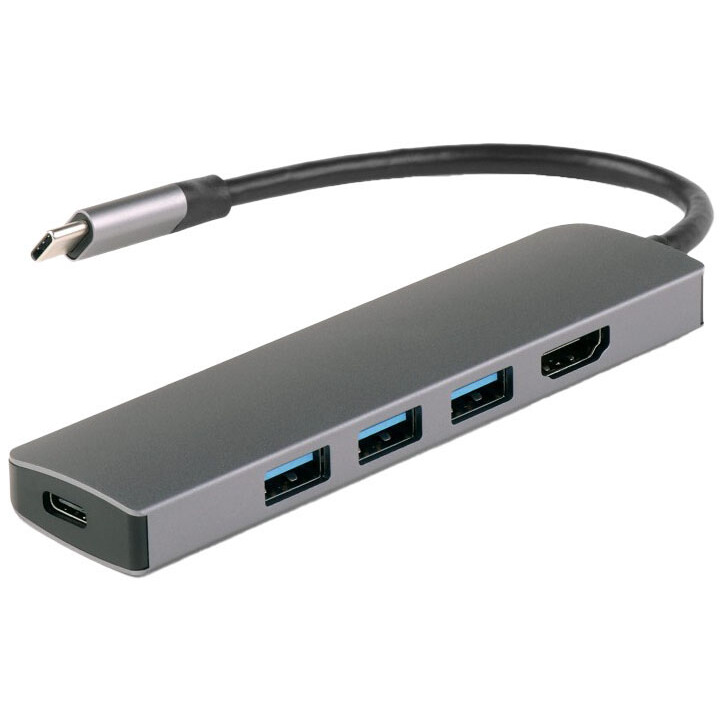 USB-концентратор IQFuture IQ-C5 Grey