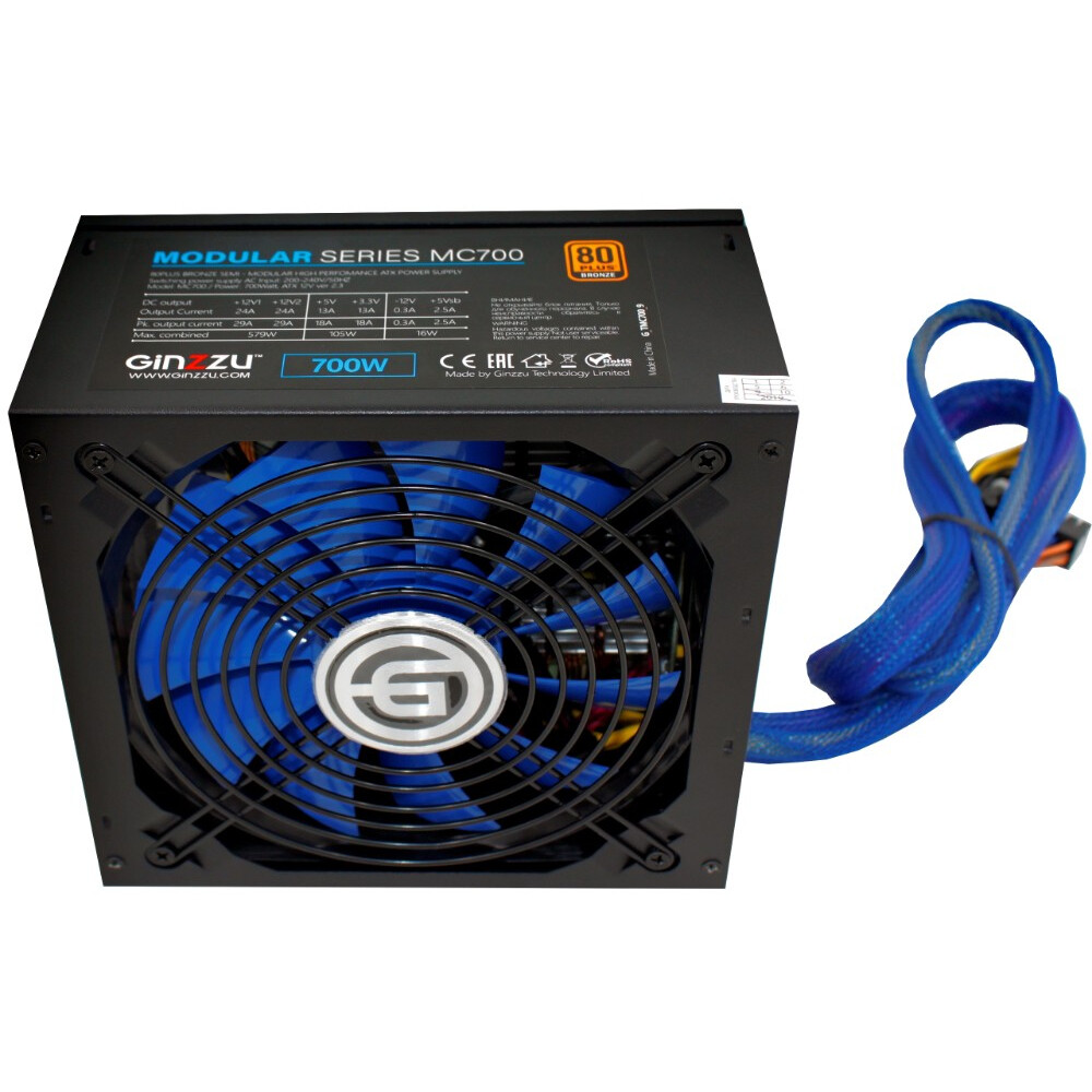 Блок питания 700W Ginzzu MC700 - фото 6