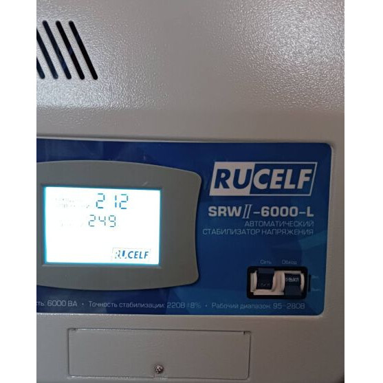 Стабилизатор напряжения RUCELF SRWII-6000-L - фото 4