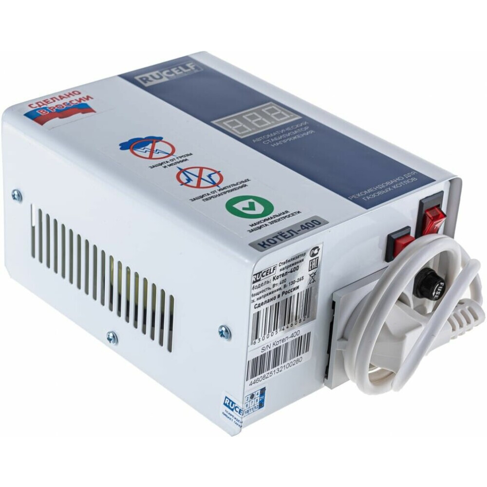 Стабилизатор напряжения RUCELF КОТЕЛ-400 - фото 3