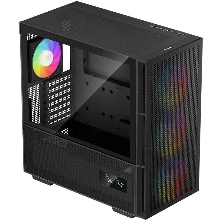 Корпус DeepCool CH560 ARGB Digital Black - R-CH560-BKAPE4D-G-1 - фото 3