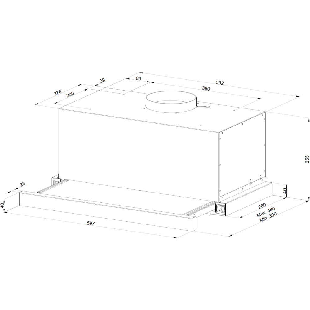 Вытяжка Kuppersberg SLIMTURBO 60 GB - фото 3