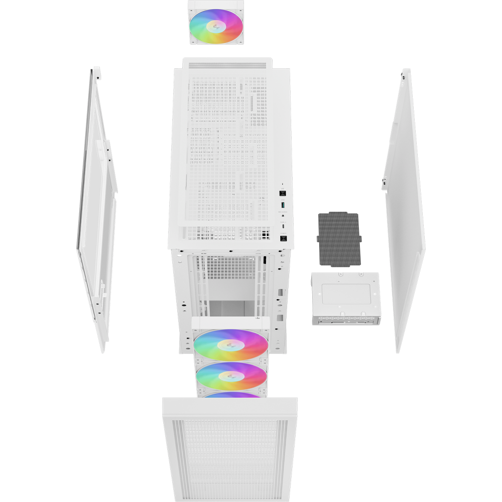 Корпус DeepCool CH560 ARGB Digital White - R-CH560-WHAPE4D-G-1 - фото 14