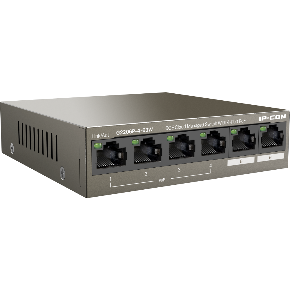 Коммутатор (свитч) IP-COM G2206P-4-63W - фото 3