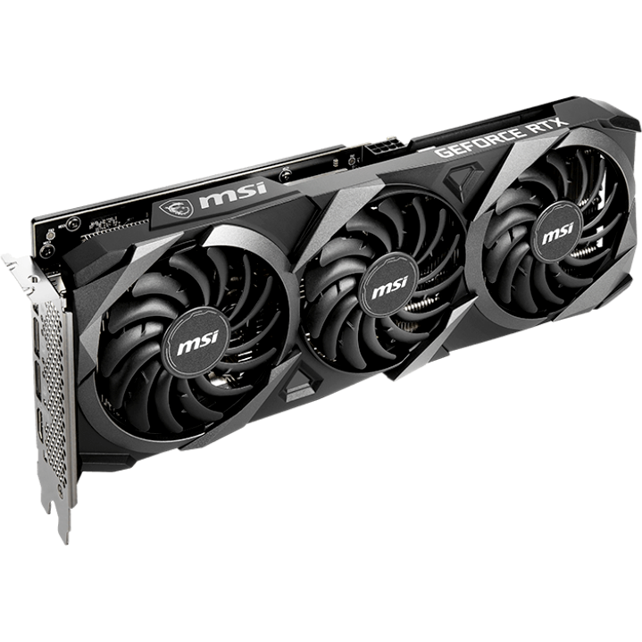Видеокарта NVIDIA GeForce RTX 3060 Ti MSI 8Gb (RTX 3060 Ti VENTUS 3X 8G LHR) OEM