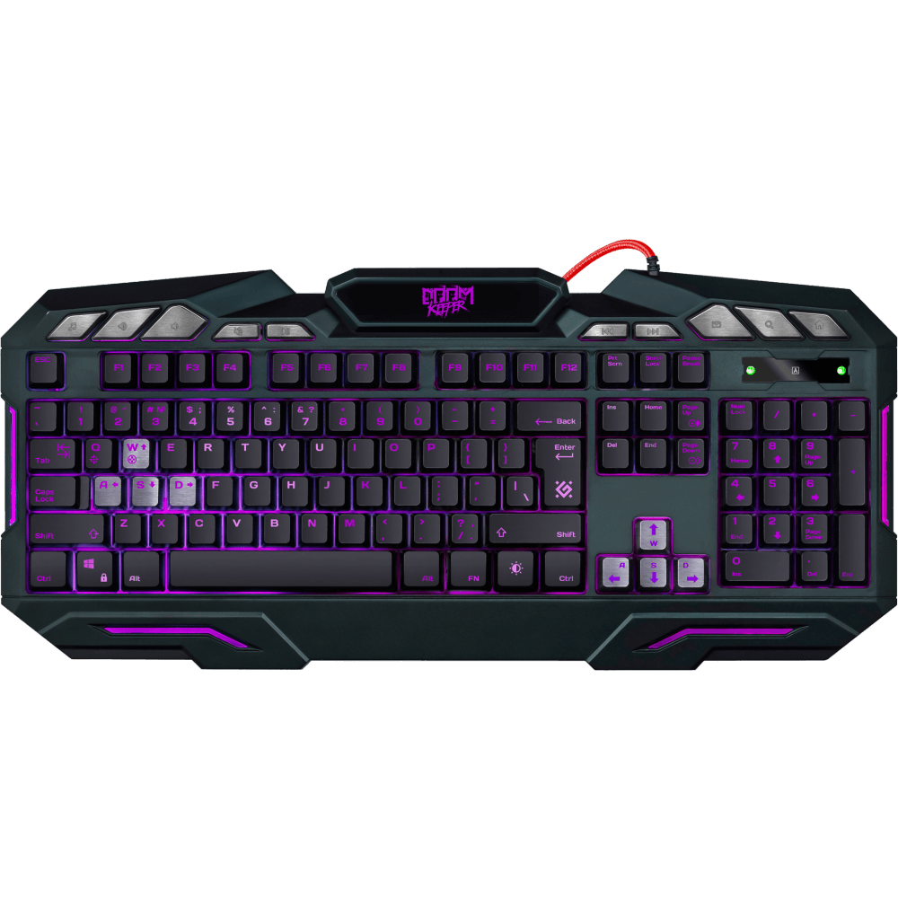 Клавиатура Defender Doom Keeper GK-100DL Black (45100) - фото 3