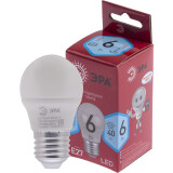 Светодиодная лампочка ЭРА RED LINE LED P45-6W-840-E27 R (6 Вт, E27) (Б0049644)