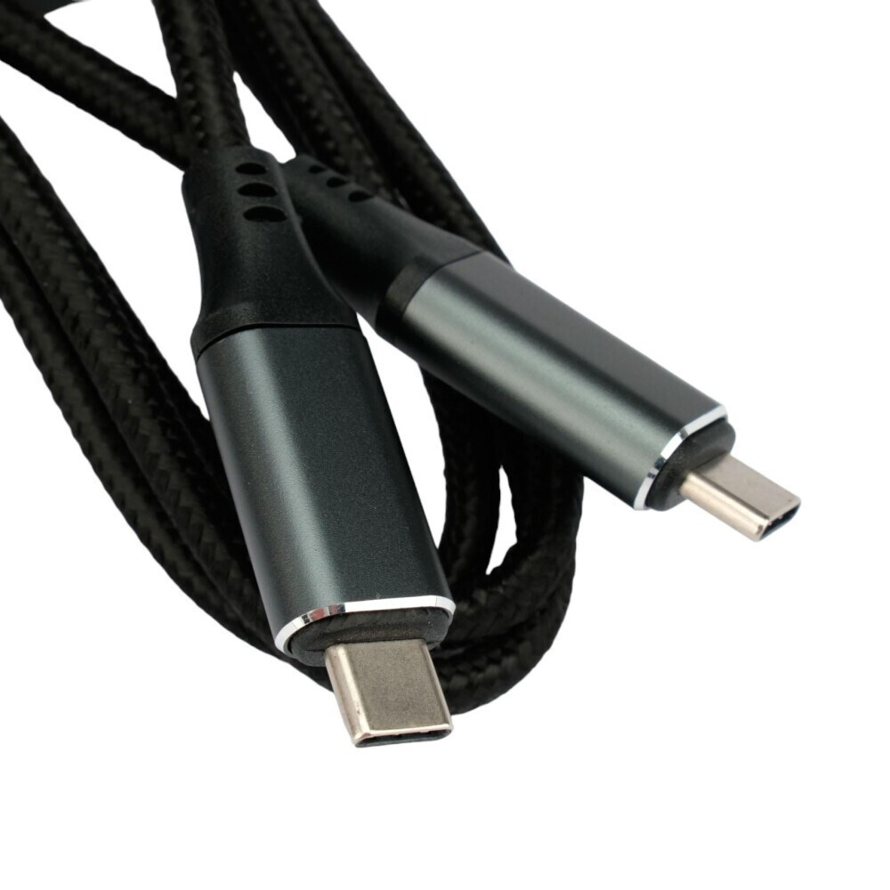 Кабель USB Type-C - USB Type-C, 1м, Cablexpert CC-USB4-CMCM-BR-1M - фото 2