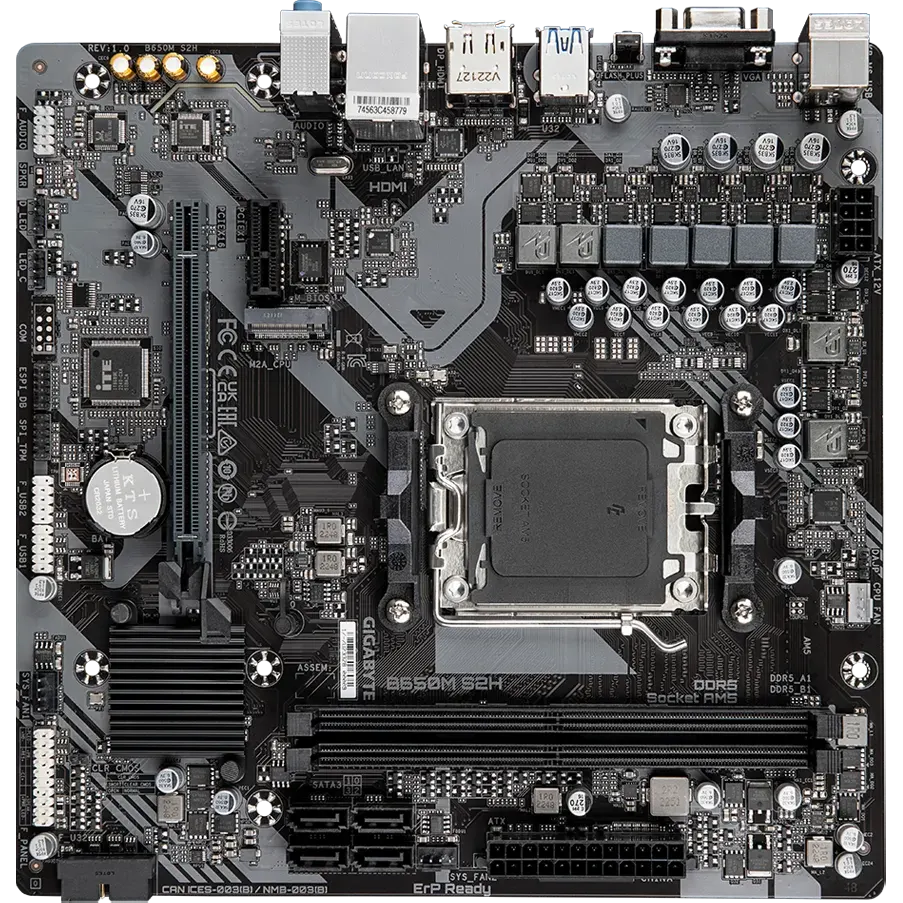 Материнская плата Gigabyte B650M S2H - фото 3