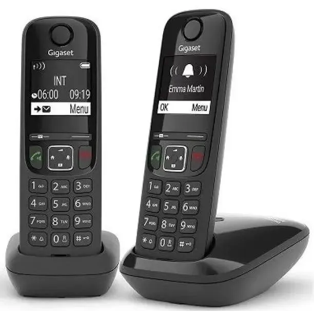 Радиотелефон Gigaset AS690 DUO Black
