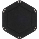 Лоток для кубиков MTGtrade черный шестиугольный большой 23х23см (DND_TRAY_HEX23/DT0003)