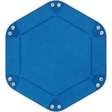 Лоток для кубиков MTGtrade синий шестиугольный большой 23х23см (DND_TRAY_HEX23/DT0002)