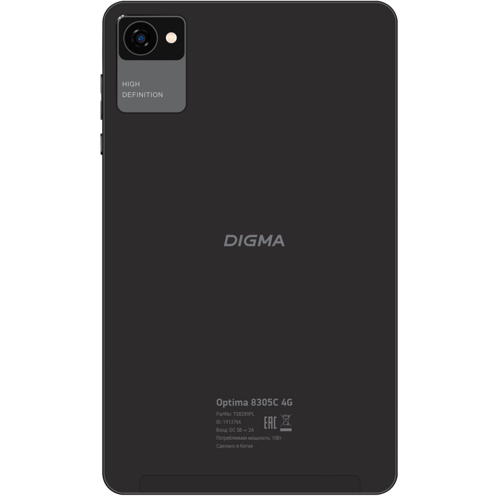 Планшет Digma Optima 8305C 4G Black - 7018N - фото 2