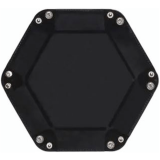 Лоток для кубиков MTGtrade черный шестиугольный малый 17.5х17.5см (DND_TRAY_HEX17/DT0017)