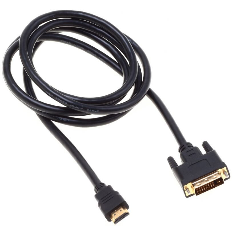Кабель HDMI - DVI, 1.8м, Buro BHP RET HDMI_DVI18