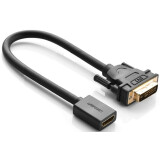 Переходник HDMI (F) - DVI (M), 0.15м, UGREEN 20118