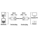 Кабель DVI - DVI, 1.8м, HAMA H-45077 (00045077)