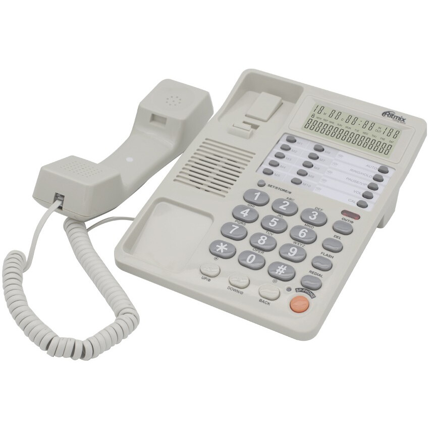 Проводной телефон Ritmix RT-495 White - фото 4