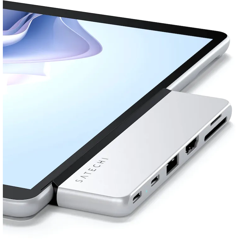 Док-станция Satechi Dual USB-C Hub For Surface Pro 9 (ST-HSP9P) - фото 6