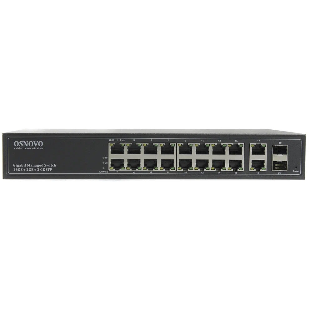 Коммутатор (свитч) Osnovo SW-71802 - SW-71802/L - фото 2