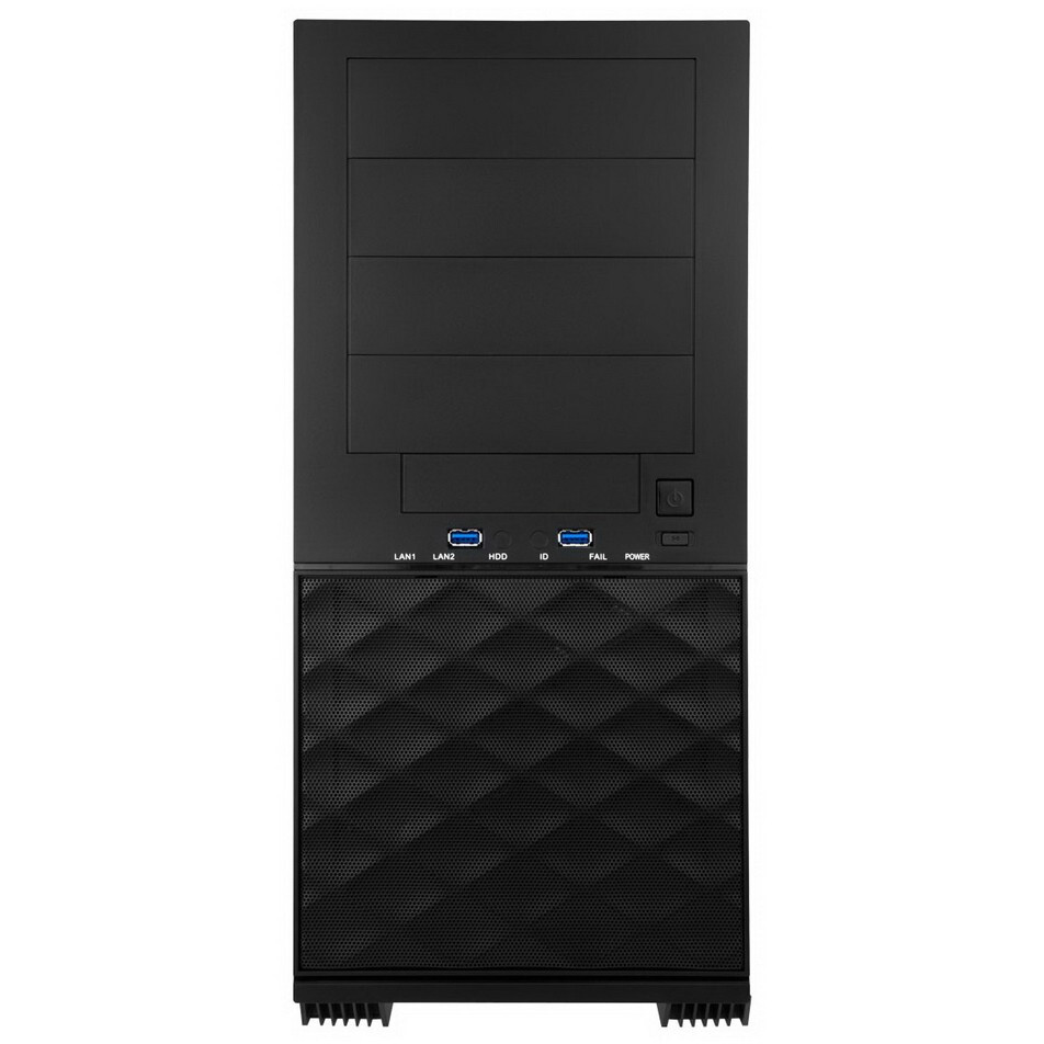 Серверный корпус InWin PL052 Black 1200W (6190482) - фото 2
