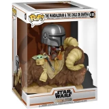 Фигурка Funko POP! Deluxe Bobble Star Wars The Mandalorian Mandalorian with Child on Bantha (52373)