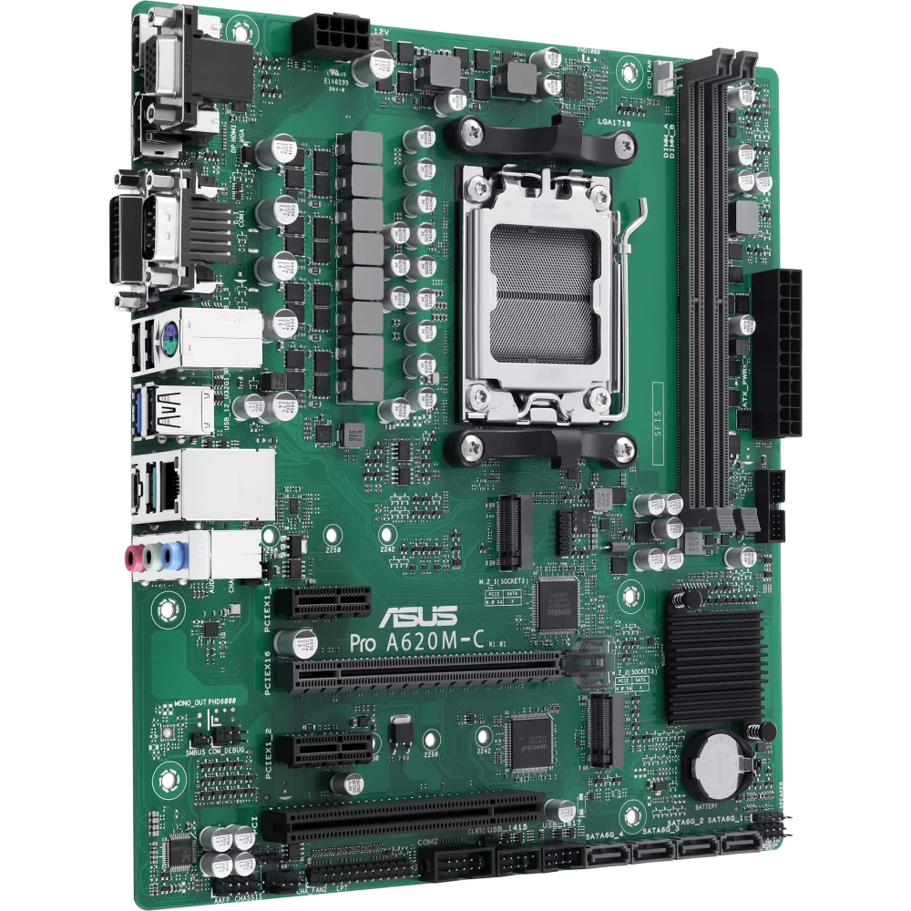 Материнская плата ASUS PRO A620M-C-CSM - фото 2