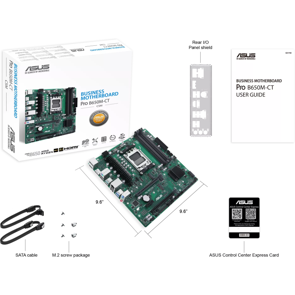 Материнская плата ASUS PRO B650M-CT-CSM - фото 5