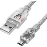 Кабель USB - miniUSB, 0.15м, Greenconnect GCR-UM1M5P-BB2S-0.15m
