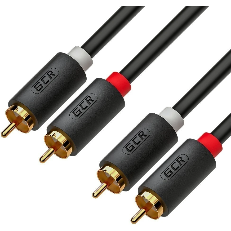 Кабель 2x RCA (M) - 2x RCA (M), 5м, Greenconnect GCR-53116