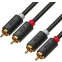 Кабель 2x RCA (M) - 2x RCA (M), 5м, Greenconnect GCR-53116