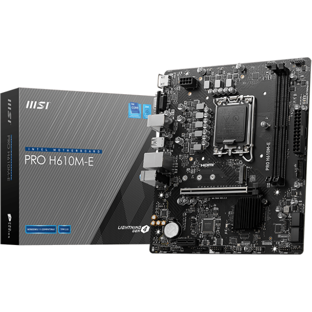 Материнская плата MSI PRO H610M-E - фото 5