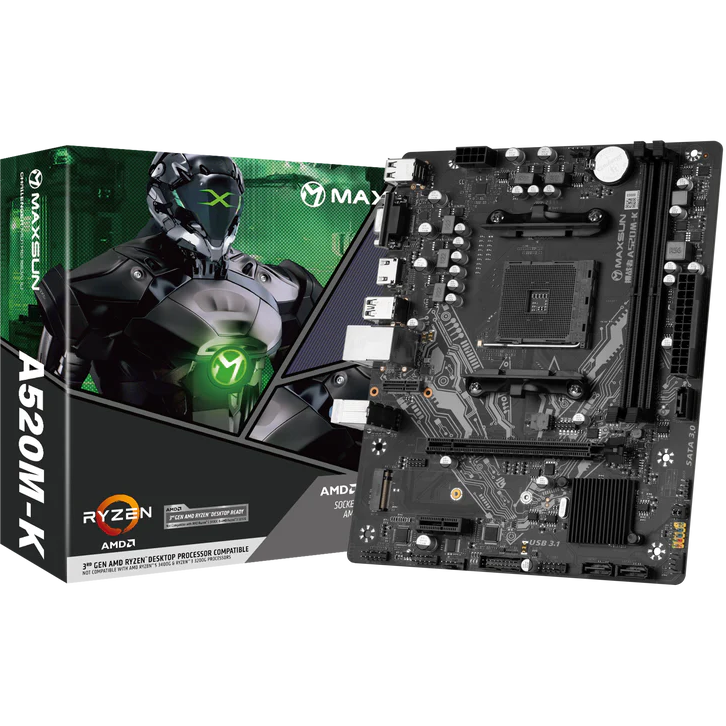 Материнская плата Maxsun Challenger A520M-K - MS-CHALLENGER A520M-K - фото 6