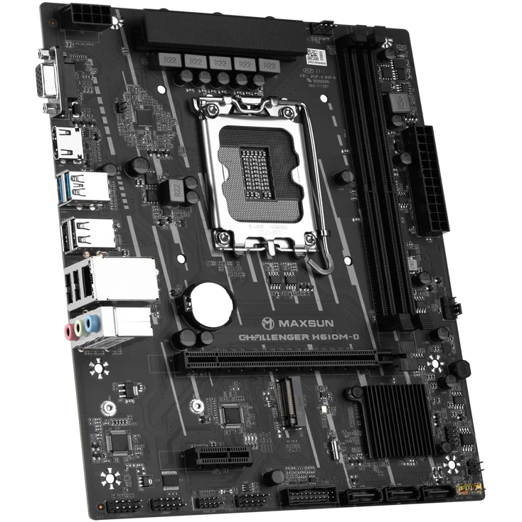 Материнская плата Maxsun Challenger H610M-D - MS-CHALLENGER H610M-D - фото 2